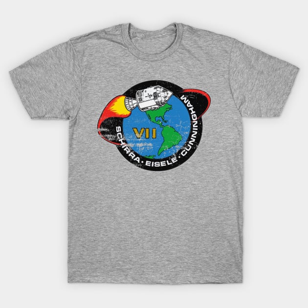 Apollo 7 Vintage Insignia T-Shirt by Distant War